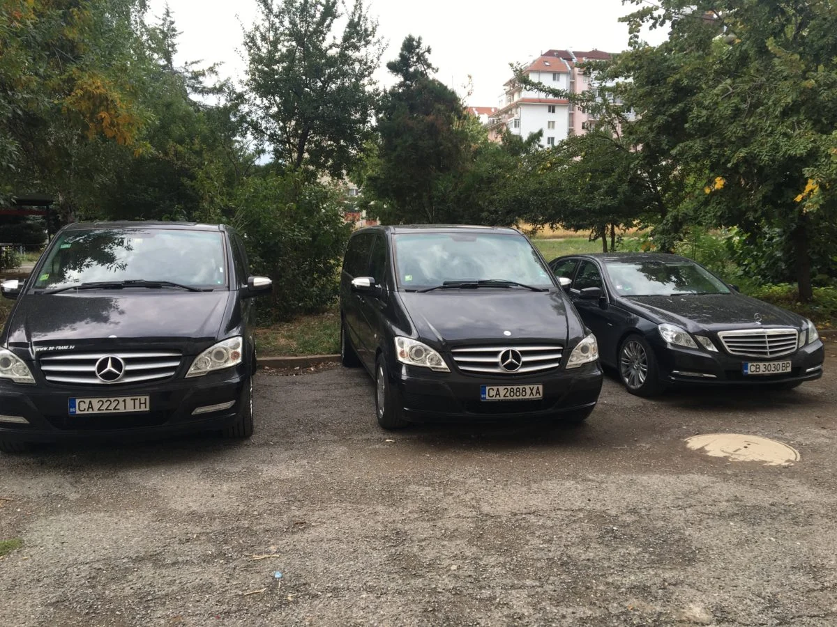 Mercedes chauffeur car for a private Sofia Airport transfer